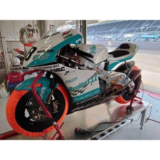 T2 Racing T2レーシング コラボタイヤウォーマー【 Hot Rim 】17インチ サイズ：F110-17＆R120-17(GP125／moto3) タイヤウォーマー その他タイヤ関連用品 | T2Racing | 11