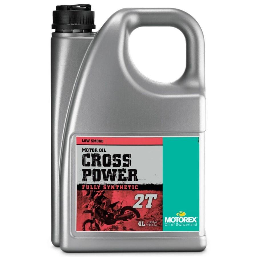 モトレックスCROSS POWER 2T 4本セット MOTOREX（モトレックス） CROSS POWER 2T 【2サイクルオイル】【4L】 2