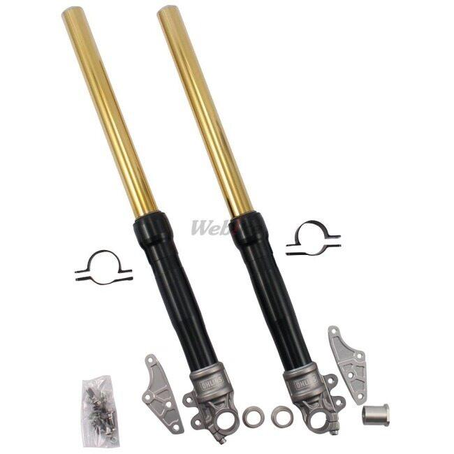 OHLINS オーリンズ 正立フロントフォーク RWU カラー：ブラック×ゴールド ZRX1200ダエグ KAWASAKI カワサキ フロントフォーク サスペンション 足回り | OHLINS | 01