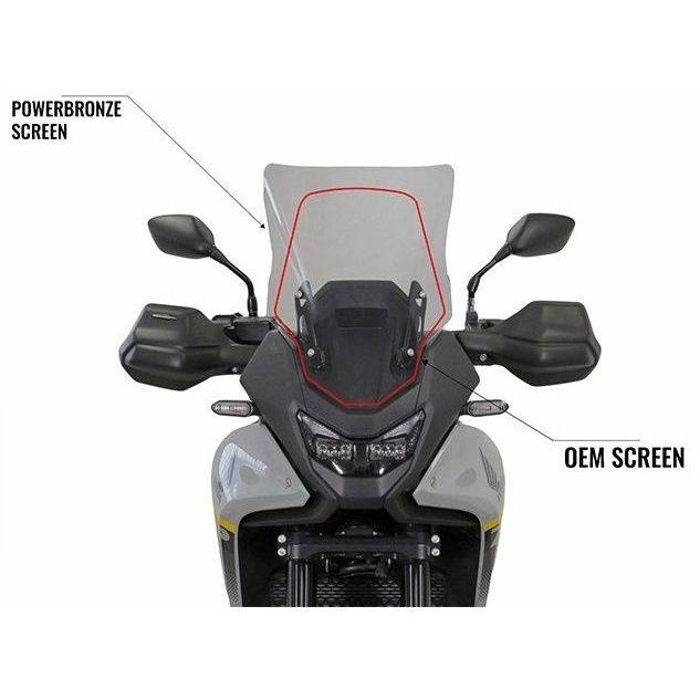 ODAX オダックス 【Powerbronze】ツーリングスクリーン カラー：ブラック XL750TRANSALP HONDA ホンダ スクリーン 外装