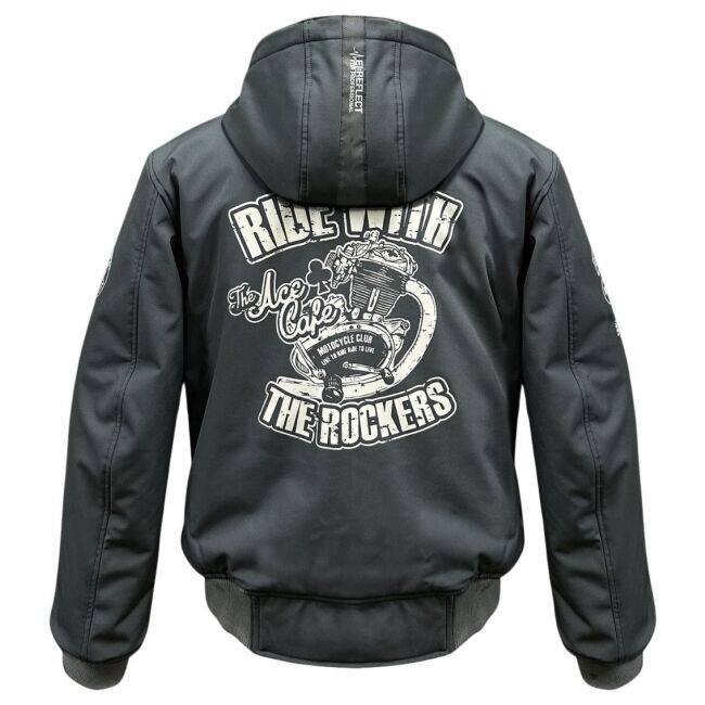 ACE CAFE LONDON SoftShellウォームジャケット【美品、M】 ACE CAFE LONDON（エースカフェロンドン） WP Softshell Warm Blouson