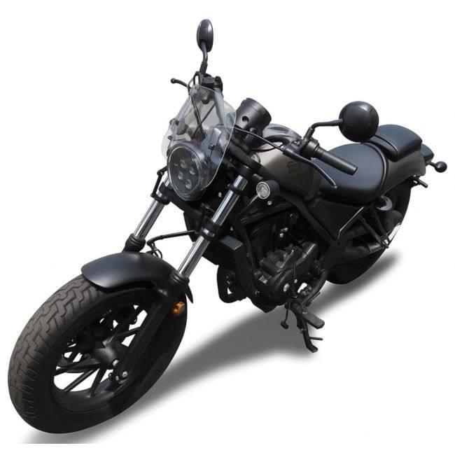World Walk ワールドウォーク フォークマウントスクリーン タイプ：ショート / カラー：スモーク レブル250 レブル500 HONDA ホンダ スクリーン 外装_3