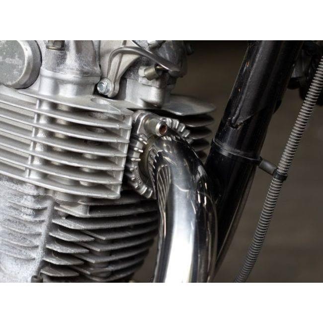 sr400マフラー　モーターロック69トランペットマフラー Motor Rock モーターロック 69トランペット フルエキゾーストマフラー