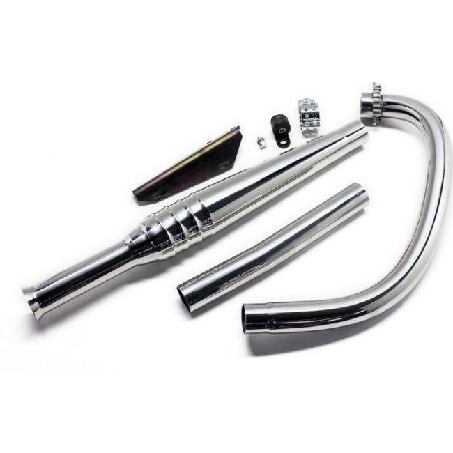 Motor Rock モーターロック 69トランペット フルエキゾーストマフラー