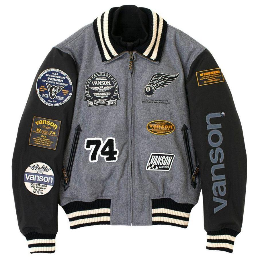 vanson モーターサイクルジャケット Lサイズ VANSON（バンソン） AWARD JACKET サイズ：L ウインタージャケット