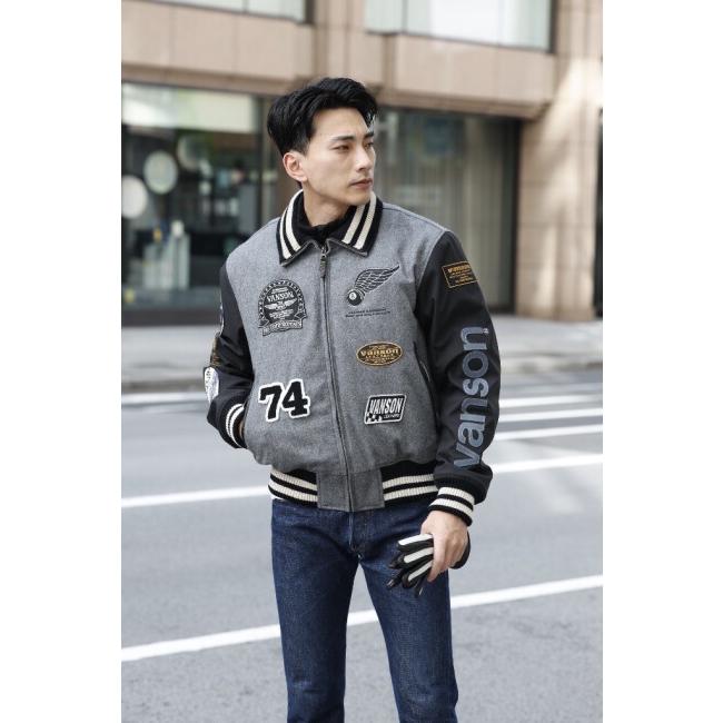 VANSON（バンソン） AWARD JACKET サイズ：L ウインタージャケット