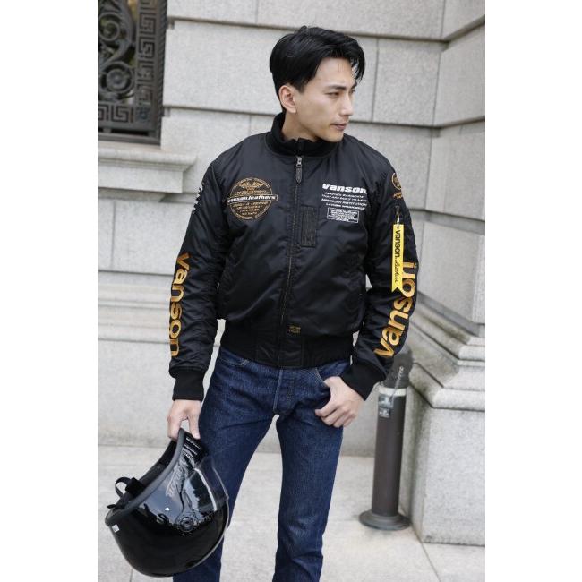 VANSON バンソン MA-1 JACKET サイズ：M ウインタージャケット