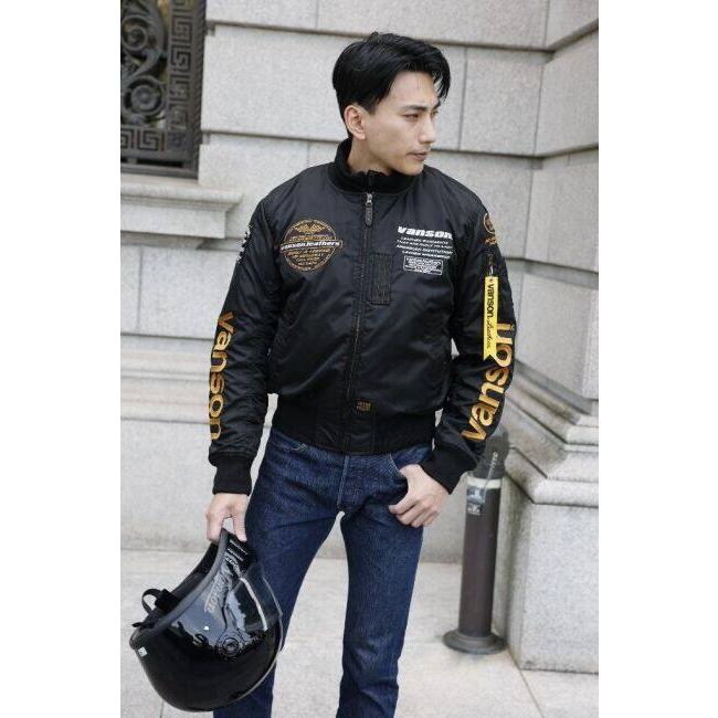 VANSON（バンソン） MA-1 JACKET サイズ：L ウインタージャケット