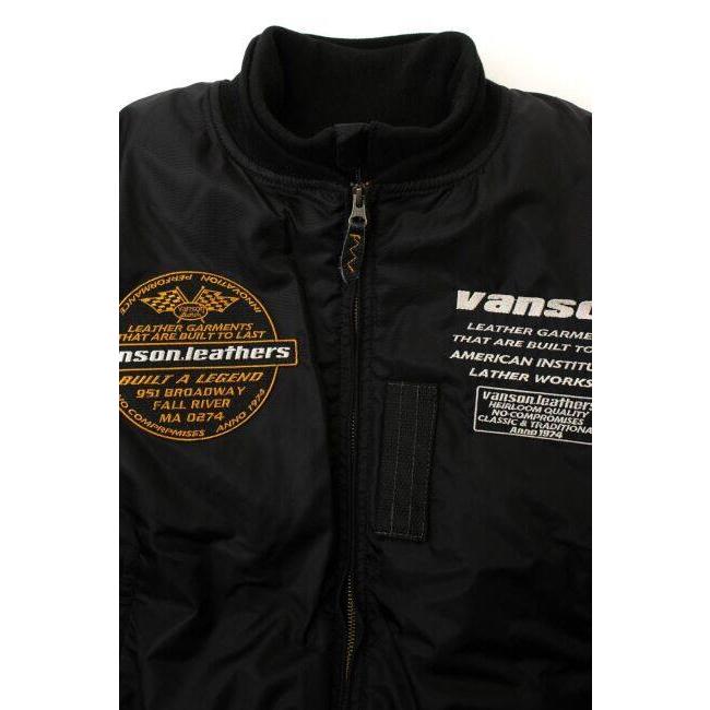 VANSON（バンソン） MA-1 JACKET サイズ：L ウインタージャケット