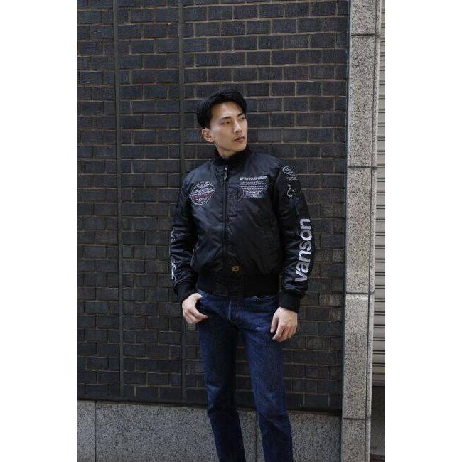 VANSON（バンソン） MA-1 JACKET サイズ：M ウインタージャケット
