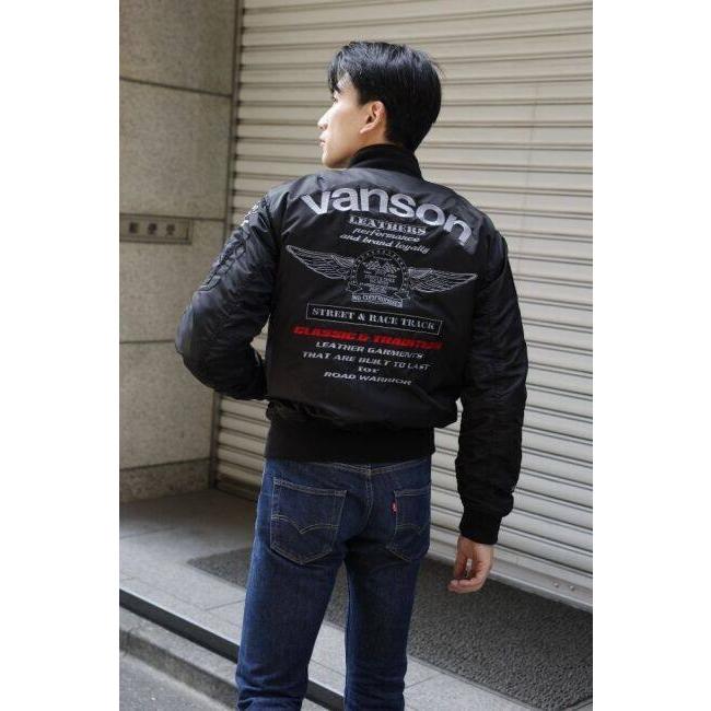VANSON（バンソン） MA-1 JACKET サイズ：M ウインタージャケット