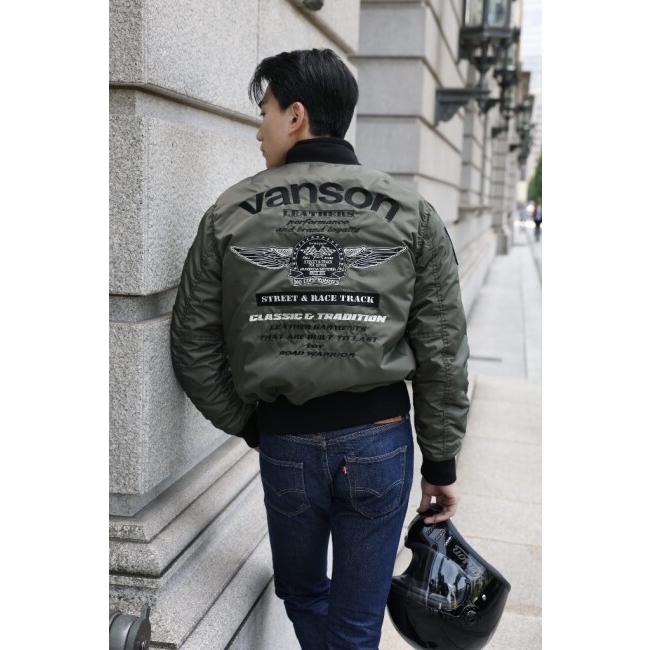 VANSON（バンソン） MA-1 JACKET サイズ：M ウインタージャケット