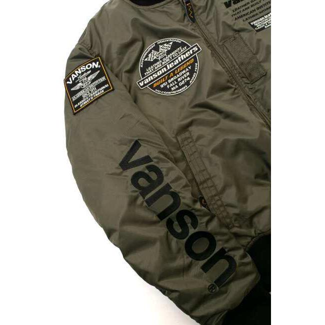 vanson MA-1 ウィンタージャケット　Lサイズ VANSON バンソン MA-1 JACKET サイズ：L ウインタージャケット