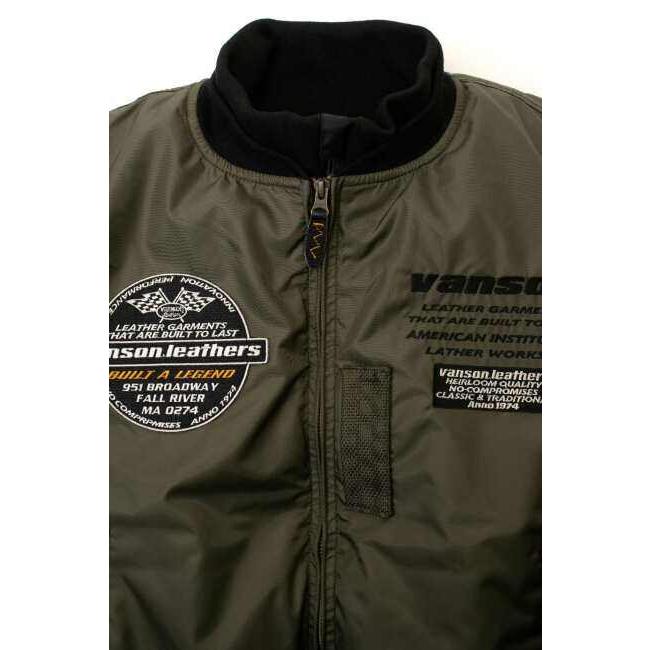 VANSON バンソン MA-1 JACKET サイズ：XL ウインタージャケット