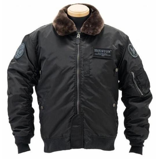 イ*コ様 HOUSTON ヒューストン　B-15D size40 HOUSTON（ヒューストン） B-15D TYPE WINTER M/C JACKET サイズ：XXXXL