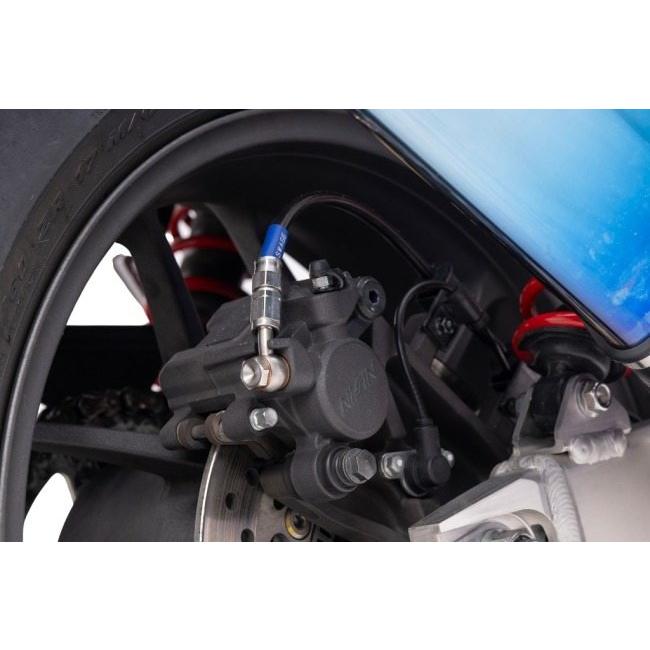 SWAGE-LINE スウェッジライン スウェッジラインプロ リアホースキット カラー：ステンレスブラック／ブラックホース CB400SF HONDA ホンダ ブレーキ_1