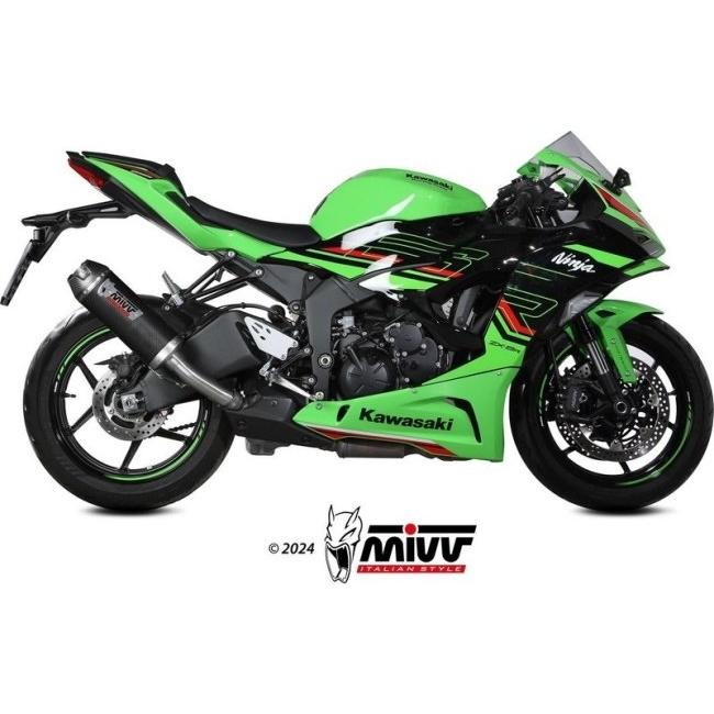 MIVV ミヴ AK-1 カーボンフルエキゾーストマフラー NINJA ZX-6R