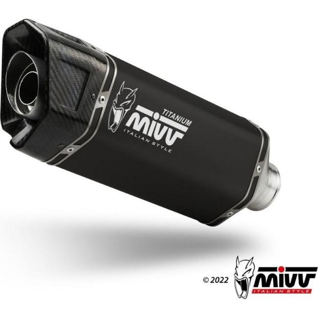 MIVV ミヴ X-M5 BLACK STAINLESS STEEL フルエキゾーストマフラー