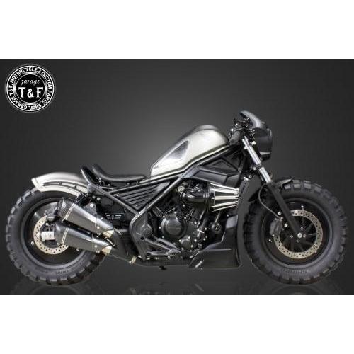 Garage T\u0026F ガレージ コンバットマフラー ツインキット レブル250S レブル250 HONDA ホンダ スリップオンマフラー マフラーの画像