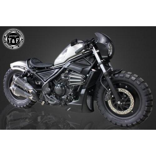 Garage T\u0026F ガレージ コンバットマフラー ツインキット レブル250S レブル250 HONDA ホンダ スリップオンマフラー マフラーの画像