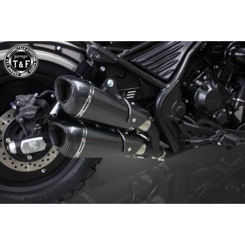 Garage T\u0026F ガレージ コンバットマフラー ツインキット レブル250S レブル250 HONDA ホンダ スリップオンマフラー マフラーの画像