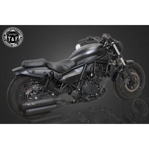 Garage T&F ガレージ 5.5cmローダウンサスエリミネーター400用 Garage T＆F ガレージ ツインサスペンション 仕上げ：ブラック