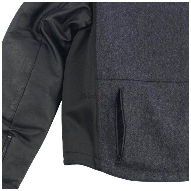 56design（56デザイン） LEATHER SLEEVES MELTON JACKET サイズ：XL