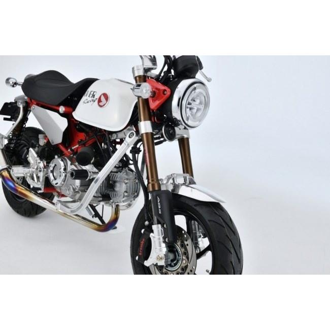 OVER オーヴァー フロントフォークボトム ラジアルマウント カラー：シルバー GROM Monkey125 HONDA ホンダ キャリパーサポート・ブラケット ブレーキ_3