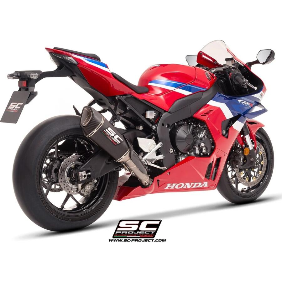 SC-PROJECT SCプロジェクト SC1-R スリップオンサイレンサー (250mm)＆フルチタンリンクパイプ 本体材質：カーボン CBR1000RR-R FIREBLADE HONDA ホンダ | SCーPROJECT