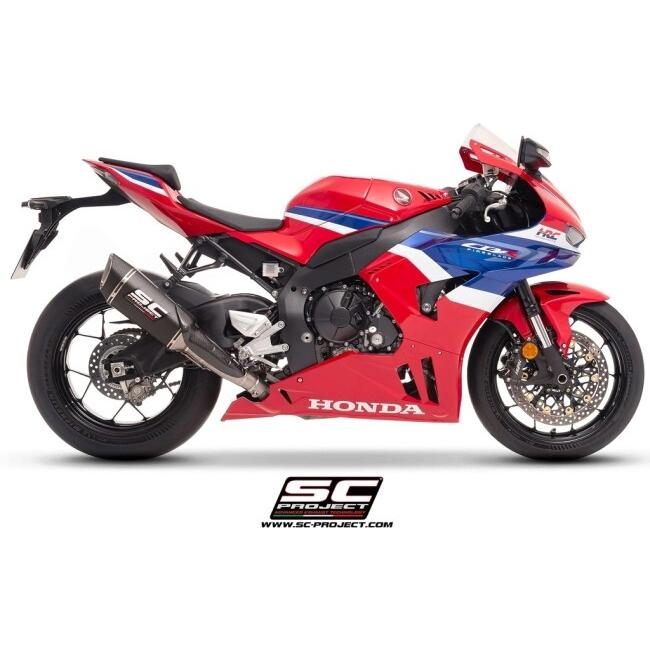 SC-PROJECT SCプロジェクト SC1-R スリップオンサイレンサー (250mm)＆フルチタンリンクパイプ 本体材質：カーボン CBR1000RR-R FIREBLADE HONDA ホンダ | SCーPROJECT | 02