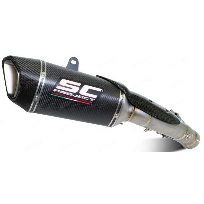 SC-PROJECT SCプロジェクト SC1-R スリップオンサイレンサー (250mm)＆フルチタンリンクパイプ 本体材質：カーボン CBR1000RR-R FIREBLADE HONDA ホンダ | SCーPROJECT | 08