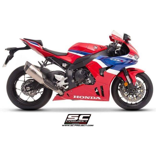 SC-PROJECT SCプロジェクト SC1-R スリップオンサイレンサー (250mm)＆フルチタンリンクパイプ 本体材質：チタン CBR1000RR-R FIREBLADE HONDA ホンダ マフラー | SCーPROJECT | 01