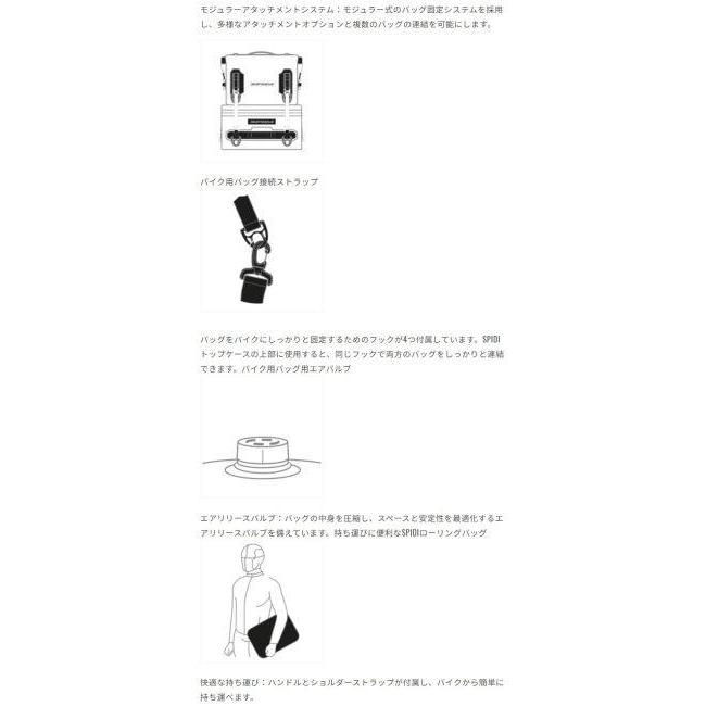 SPIDI スピーディー ROLLTOP BAG WP カラー：レッド ショルダーバッグ バッグの画像