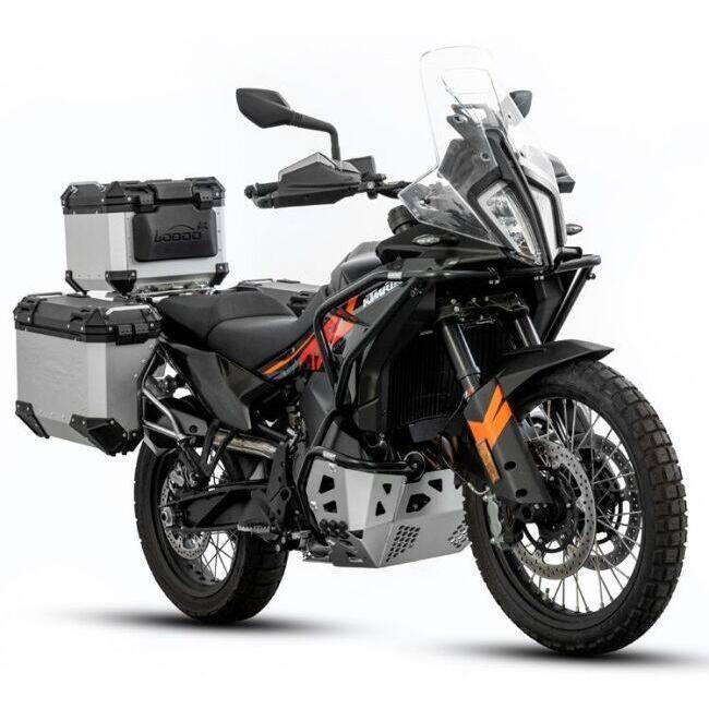 ブランド登録なし - LOBOO ロブー アンダークラッシュバー＆スキッド本塁仕かける 色合い：黒いこと Norden 901 790 Adventure 890 HUSQVARNA ハスクバーナ KTM 発動機かばい立て