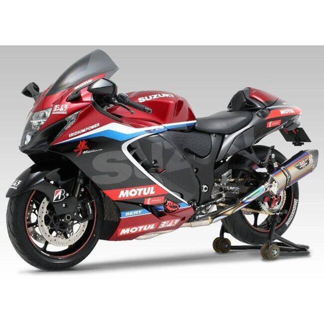 YOSHIMURA スズキ　ハヤブサ　GX72A型フルエキマフラー ヨシムラ（YOSHIMURA） フルエキゾーストHEPTA FORCE チタンサイクロン