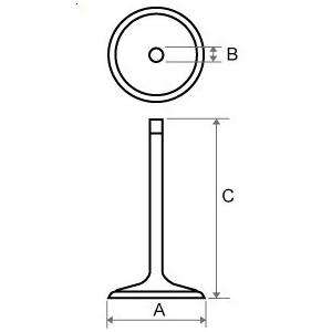 TKRJ ティーケーアールジェイ エンジンバルブ CB-400F HONDA ホンダ エンジンバルブ・吸排気バルブ エンジンパーツ エンジン | ブランド登録なし