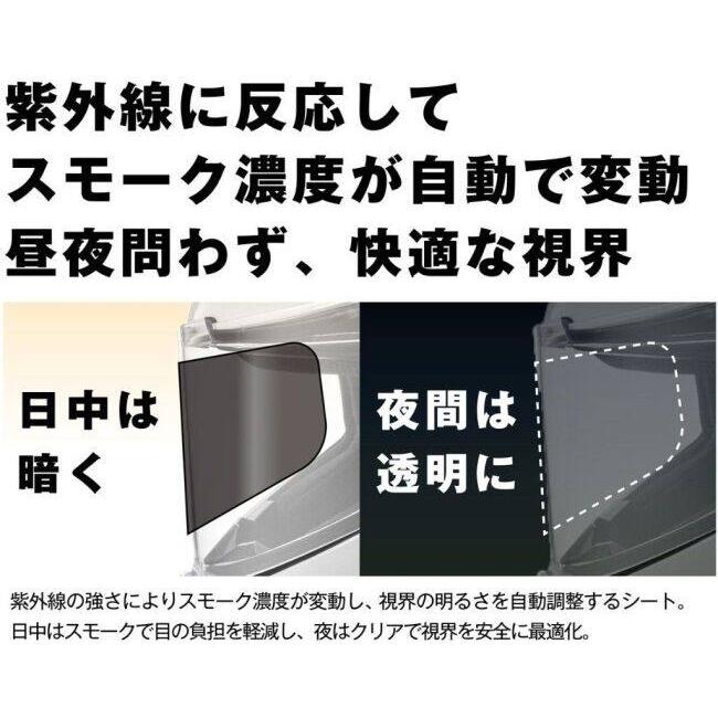 KOMINE コミネ HK-505 クリア・スモーク調光シート その他ヘルメットオプション・補修部品 ヘルメット | コミネ | 01