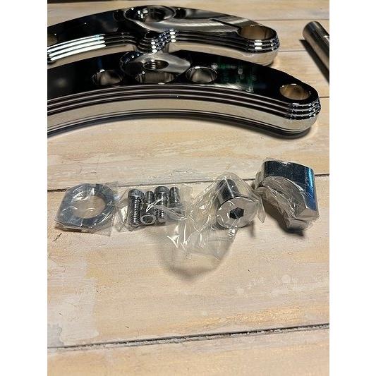 部品屋K\u0026W トリプルツリー HARLEY-DAVIDSON ハーレーダビッドソン トリプルツリー・ステム・アンダーブラケット ハンドルの画像