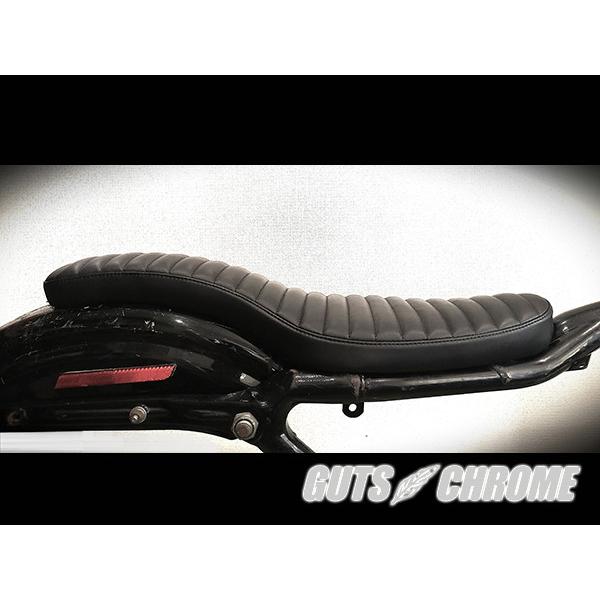 GUTS CHROME ガッツクローム 【HARD RIDE】レザー横タックロールコブラシート XL HARLEY-DAVIDSON ハーレーダビッドソン シート シート関連 外装 | GUTS CHROME | 02