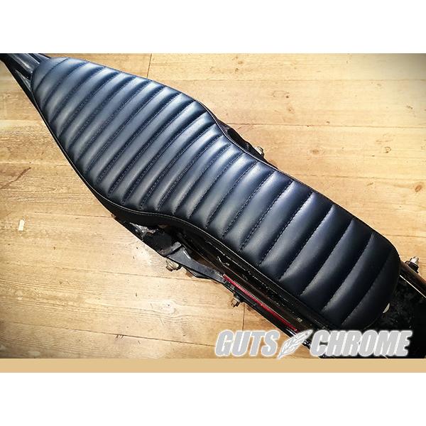 GUTS CHROME ガッツクローム 【HARD RIDE】レザー横タックロールコブラシート XL HARLEY-DAVIDSON ハーレーダビッドソン シート シート関連 外装 | GUTS CHROME | 03