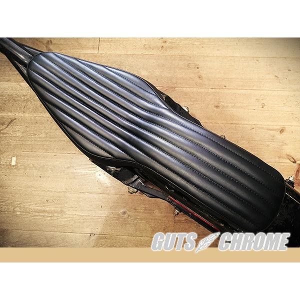 GUTS CHROME ガッツクローム 【HARD RIDE】レザー縦タックロールコブラシート XL HARLEY-DAVIDSON ハーレーダビッドソン シート シート関連 外装 | GUTS CHROME | 04