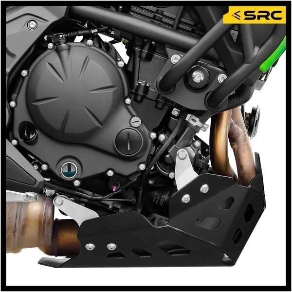 SRC エスアールシー ENGINE GUARD FOR KAWASAKI VERSYS650 カラー：Black カワサキ アンダーガード・スキッドプレート フレーム_1