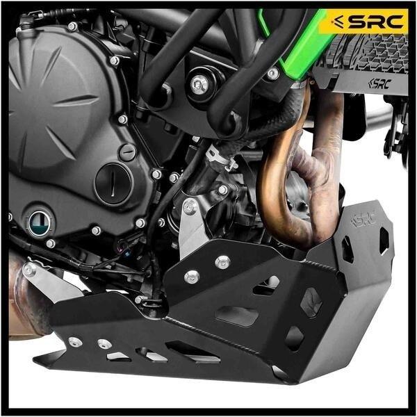 SRC エスアールシー ENGINE GUARD FOR KAWASAKI VERSYS650 カラー：Black カワサキ アンダーガード・スキッドプレート フレーム_2