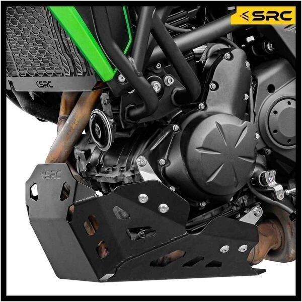 SRC エスアールシー ENGINE GUARD FOR KAWASAKI VERSYS650 カラー：Black カワサキ アンダーガード・スキッドプレート フレーム_3