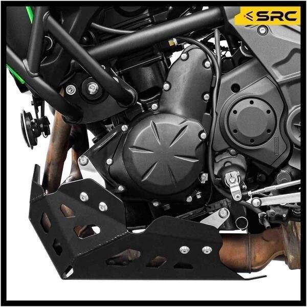 SRC エスアールシー ENGINE GUARD FOR KAWASAKI VERSYS650 カラー：Black カワサキ アンダーガード・スキッドプレート フレーム_4