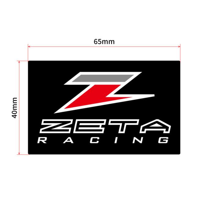 ZETA RACING ジータ レーシング RACINGステッカー 65x40mm ステッカー