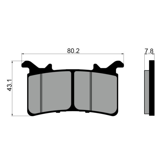 Vesrah ベスラ VD-192WX ロードレースブレーキパッド CBR1000RR-R FIREBLADE S1000RR HONDA ホンダ BMW ブレーキパッド ブレーキ | Vesrah | 02