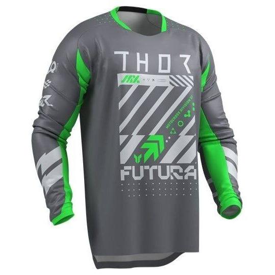 THOR ソアー LAUNCH FUTURA MXジャージ サイズ：XL オフロードジャージ オフロードバイクウェア アパレル | THOR（バイク）