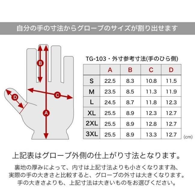 DEGNER（デグナー） レザーグローブ サイズ：L グローブ アパレル