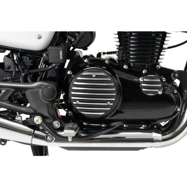 Motone Customs モートーンカスタムズ エンジンカバー カラー：ブラック／ポリッシュ / タイプ：右側用 GB350C GB350S GB350 HONDA ホンダ エンジンパーツ_2